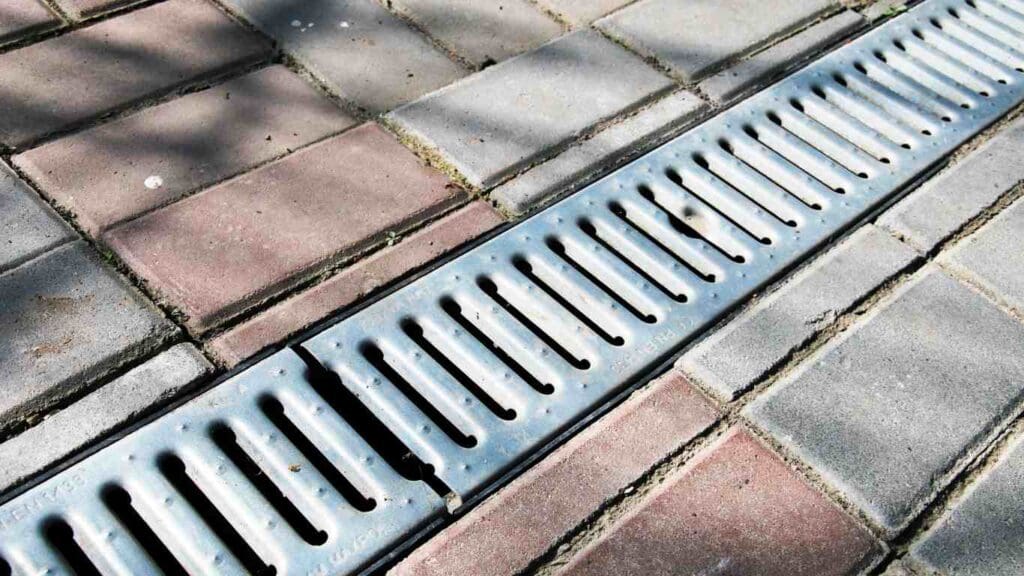 Trench Drain used as a drainage solution